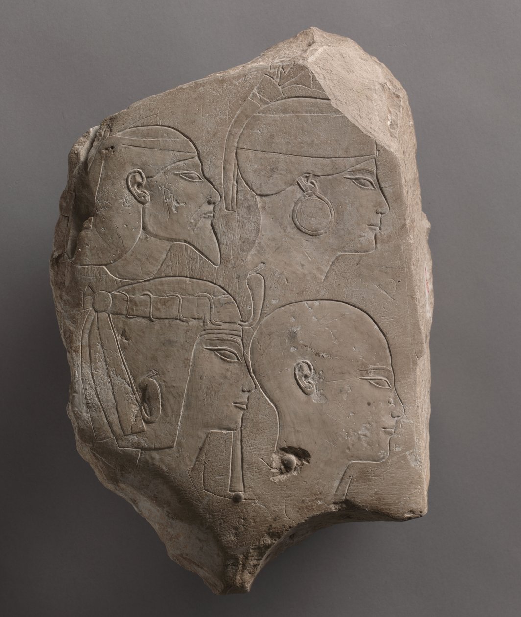 Mindkét oldalon dolgozott próbadarab, ie 1391-1353 körül alkotó: Egyptian 18th Dynasty
