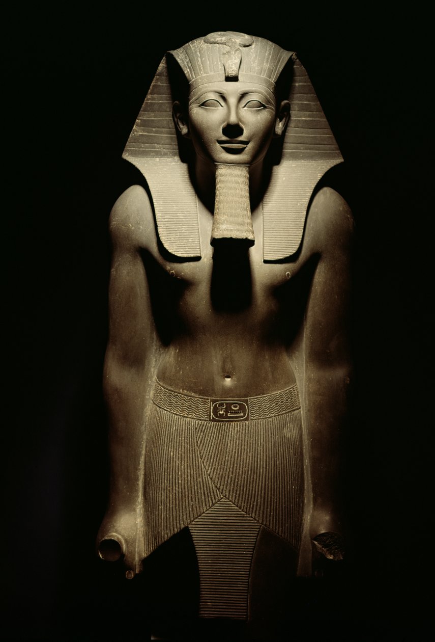 III. Tuthmosis (i. e. 1490-39) (bazalt) alkotó: Egyptian 18th Dynasty