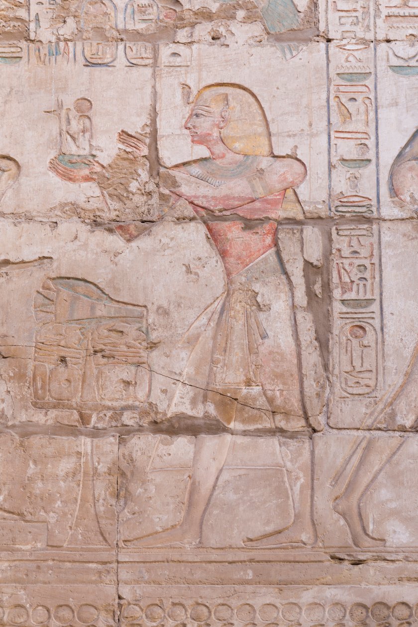 Faldomborművek, nagyszerű hypostyle terem, karnaki templomegyüttes, Luxor, Egyiptom alkotó: Egyptian 18th Dynasty