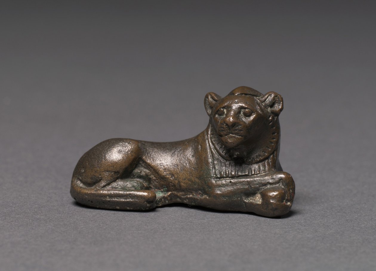 Súly oroszlán formájában, Kr.e. 1391-1353 körül alkotó: Egyptian 18th Dynasty