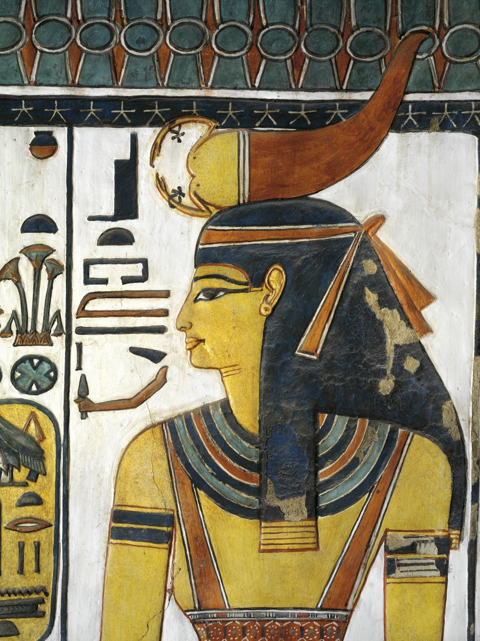 Egyiptom, Théba, Luxor, Királynők Völgye, Nefertari sírja, Előcsarnok, Falfestmények, Selket istennő alkotó: Egyptian 19th Dynasty