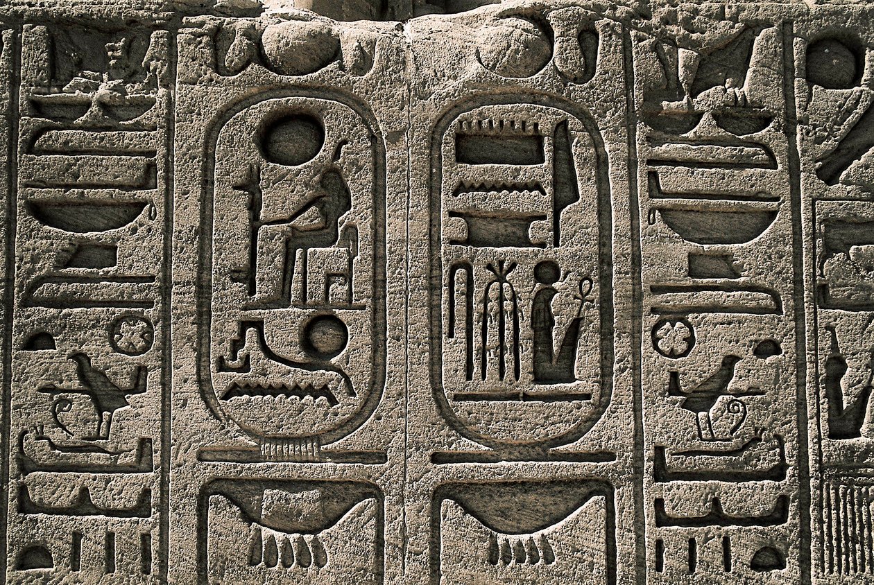 Egyiptomi ókor: Ramszesz templomának domborműve II. Kr.e. 1271-1256, Abu Simbel, Asszuán, Egyiptom alkotó: Egyptian 19th Dynasty