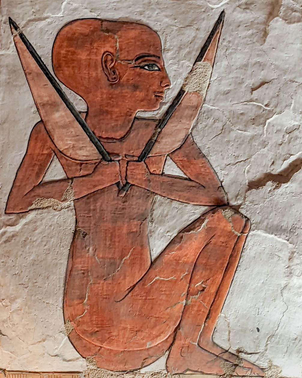 Naos istenség, Nefertari sírjából, Új Királyság (falfestmény (falfestmény) alkotó: Egyptian 19th Dynasty