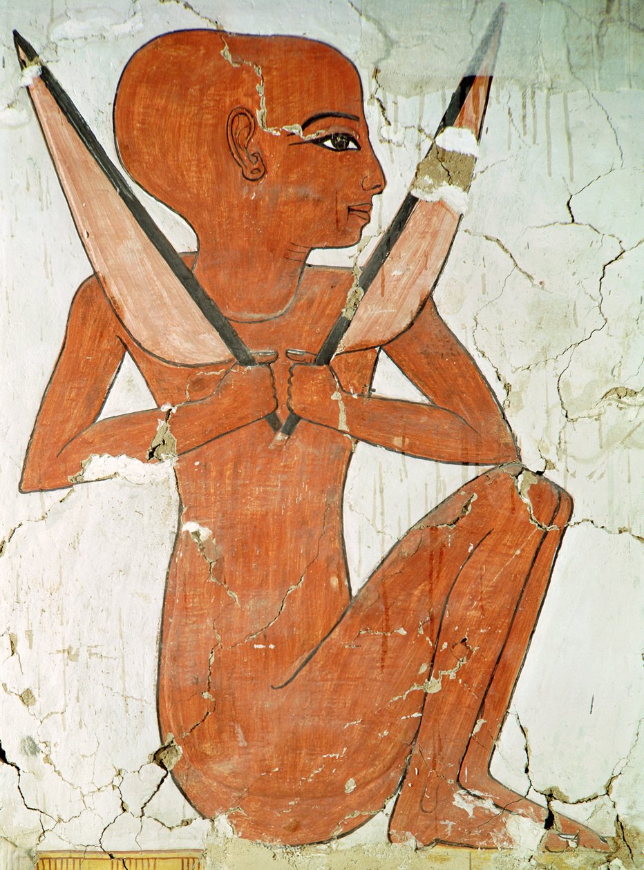Naos istenség, Nefertari sírjából, Új Királyság (falfestmény) alkotó: Egyptian 19th Dynasty