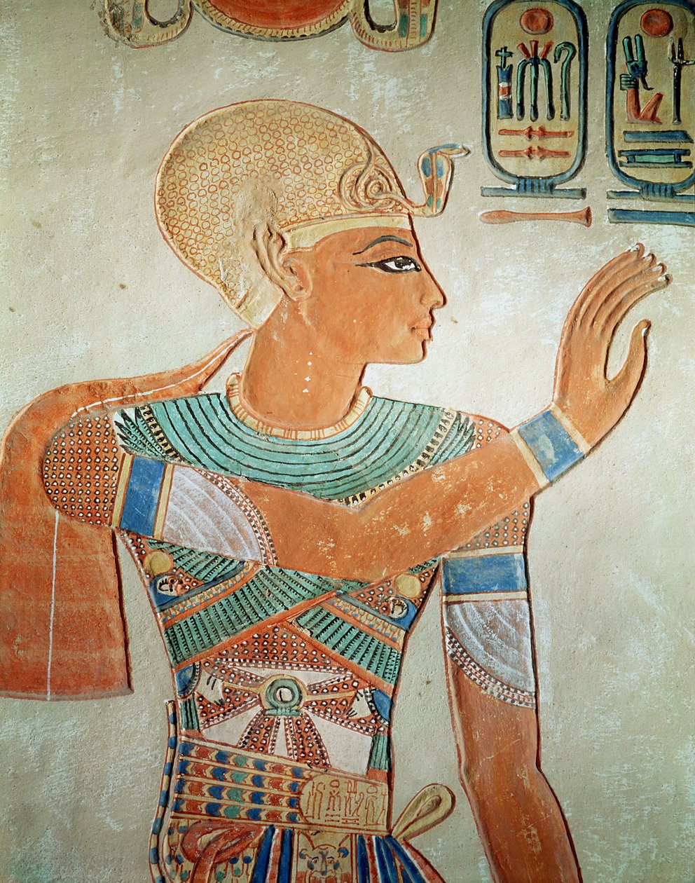 III. Ramszesz (Kr. e. 1184-1153) portréja Amen-Her-Khepshef sírjából, Új Királyság (falfestmény) alkotó: Egyptian 19th Dynasty
