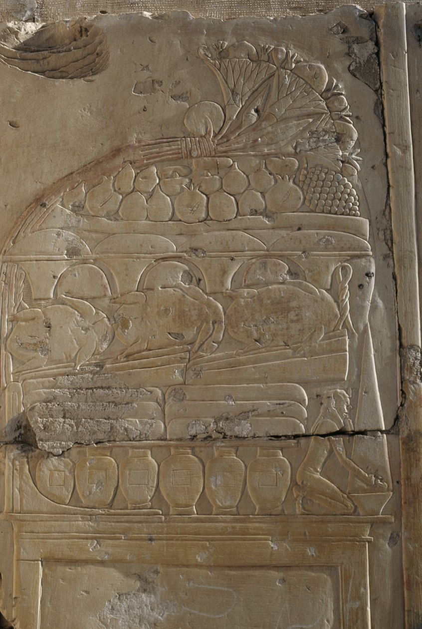 Relief, II. Ramszesz temploma, Abüdosz, Egyiptom, Egyiptomi civilizáció, Újbirodalom, XIX. dinasztia (fotó) alkotó: Egyptian 19th Dynasty