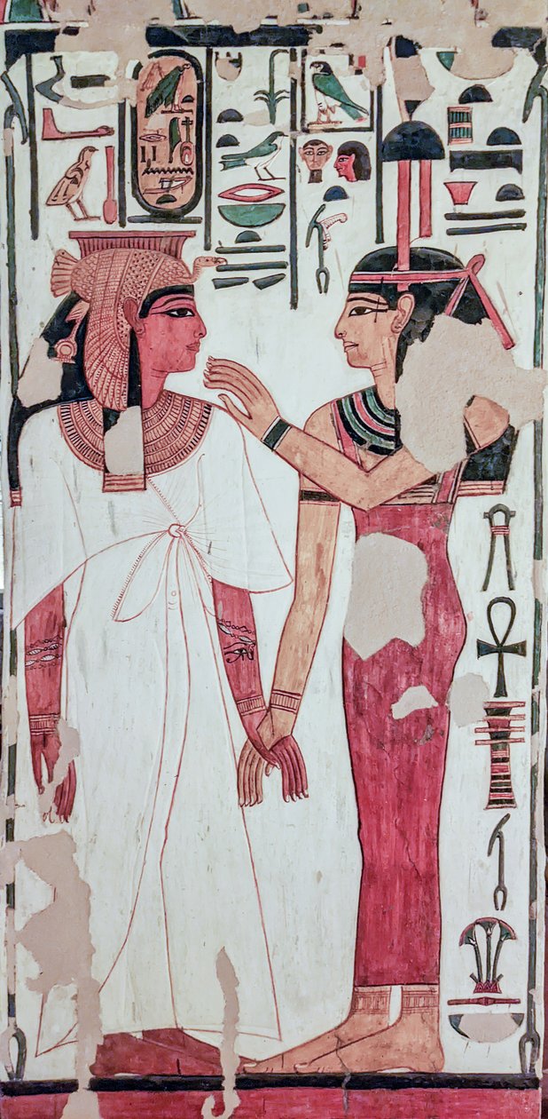 Nefertari sírja. (falfestés) alkotó: Egyptian 19th Dynasty