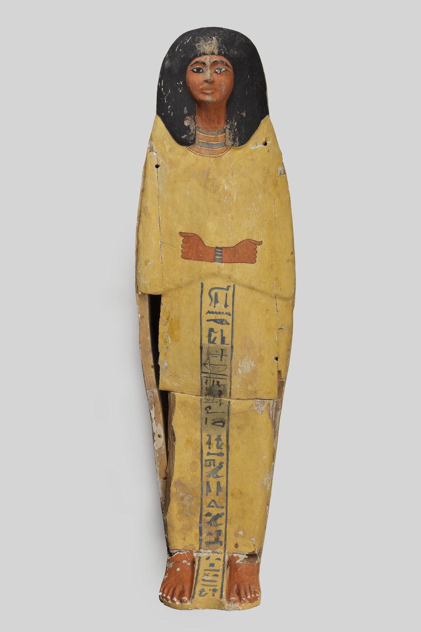 Amenemhat herceg koporsója (fa, festék, stukkó) alkotó: Egyptian 21st Dynasty
