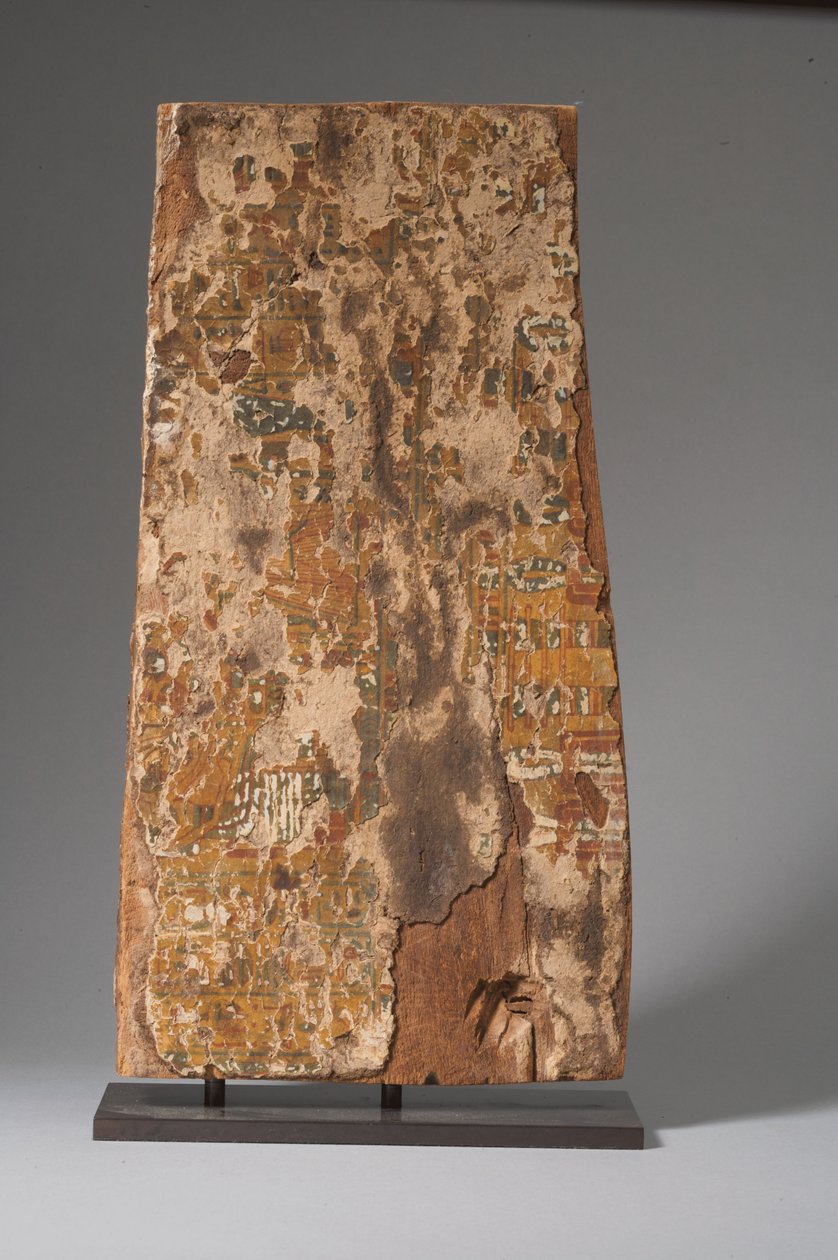 A szarkofág panel hátoldala, harmadik köztes periódus (festett fa) (lásd még: 234375) alkotó: Egyptian 21st Dynasty