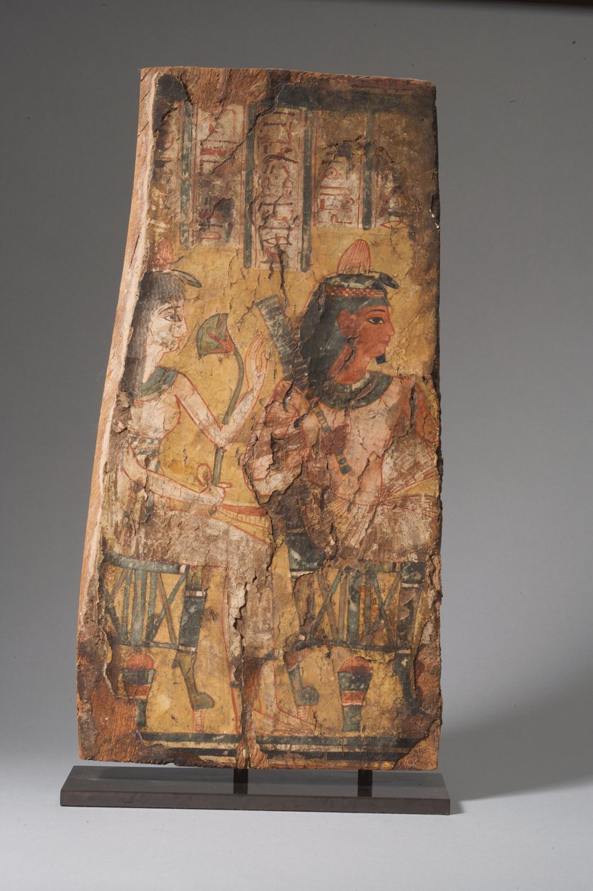 Szarkofág panel, harmadik köztes időszak (festett fa) (lásd még: 234374) alkotó: Egyptian 21st Dynasty