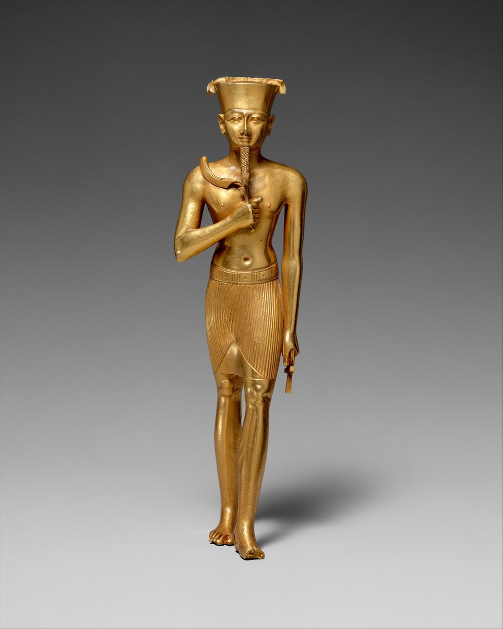Amun szobra (arany) alkotó: Egyptian 22nd Dynasty