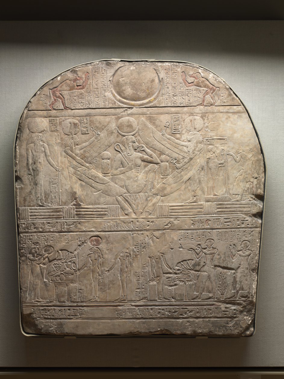 Sztélé, Ptah főpapja, Shedsunefertem, ie 945-924 alkotó: Egyptian 22nd Dynasty