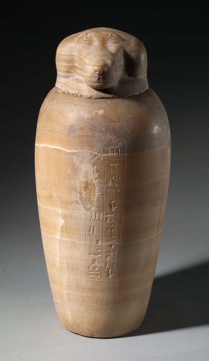 Canopic Jar páviánfejjel, ie 664-525 alkotó: Egyptian 26th Dynasty