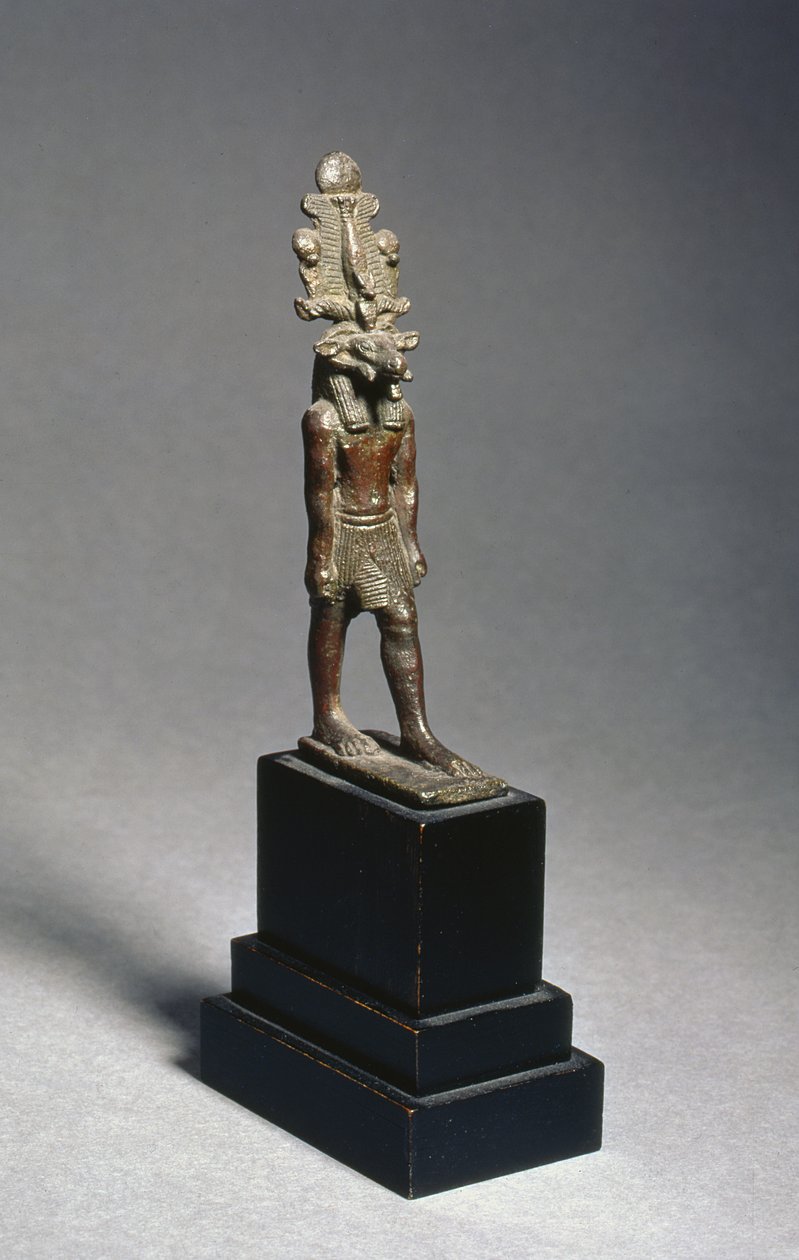 Harsaphes alakja, egy kosfejű istenség, késői időszak, ie 600 körül (bronz) alkotó: Egyptian 26th Dynasty