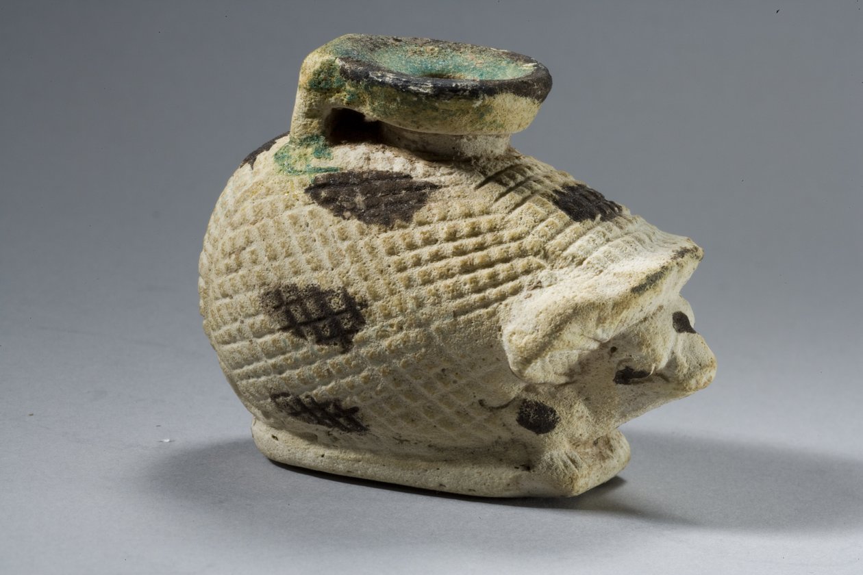 Sün aryballos, Saite-korszak (fajansz) alkotó: Egyptian 26th Dynasty