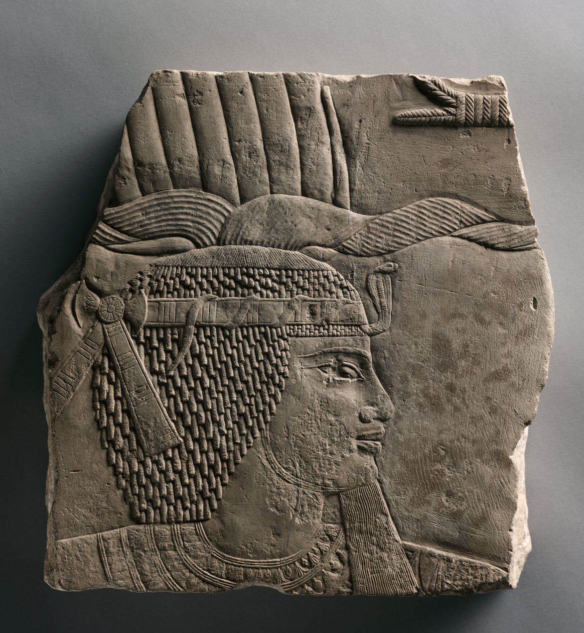 Egy király domborműve, ie 664-525 alkotó: Egyptian 26th Dynasty