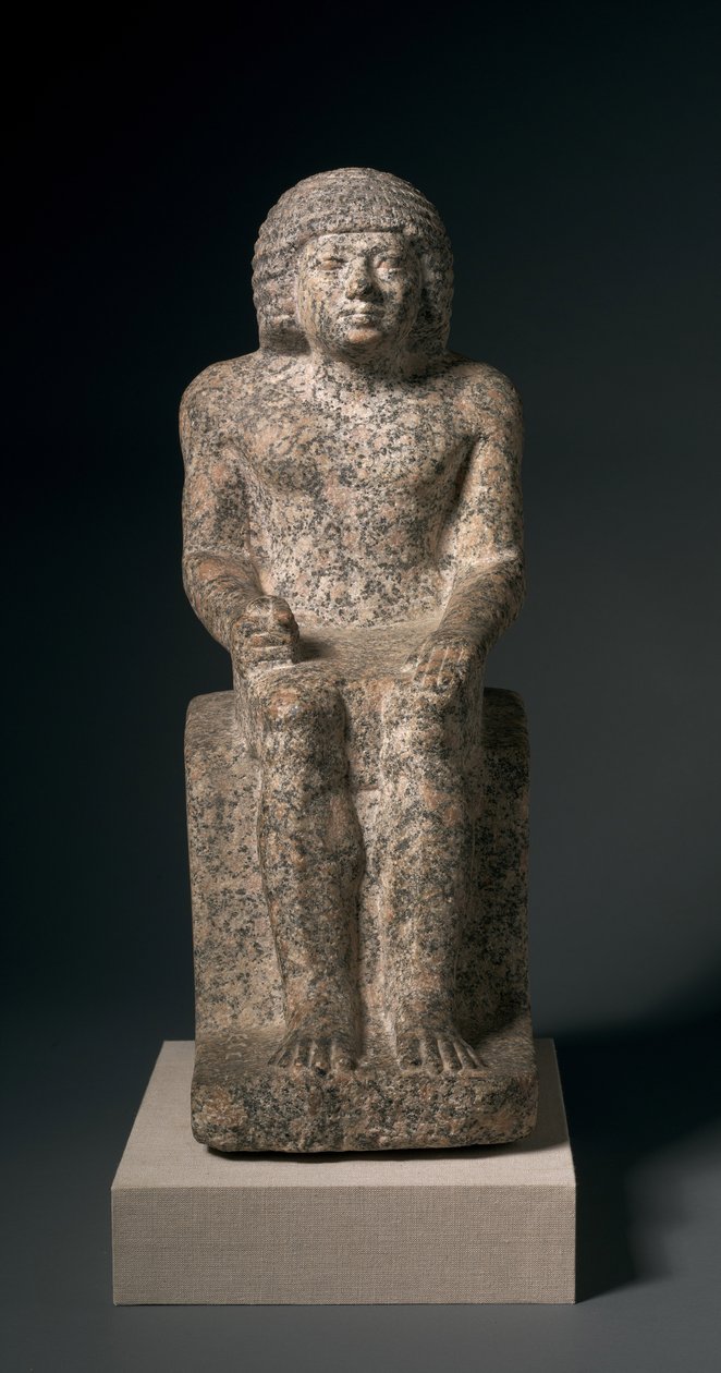 Nykara ülő szobra, ie 2408-2377 alkotó: Egyptian 5th Dynasty