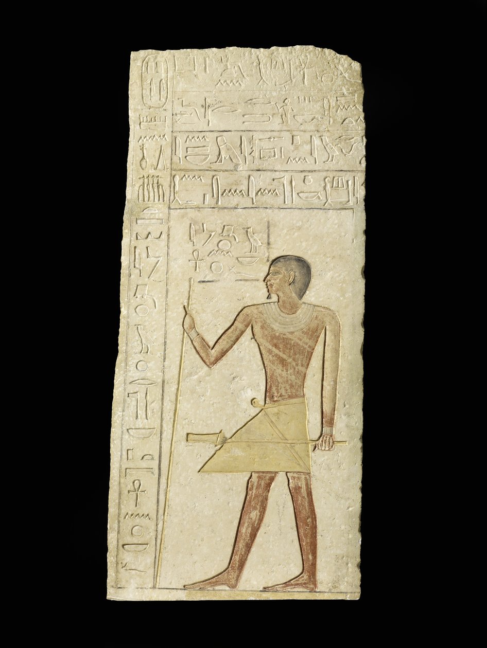 Ankh-neb-efet ábrázoló dombormű, ie 2345-2181 (mészkő és pigment) alkotó: Egyptian 6th Dynasty