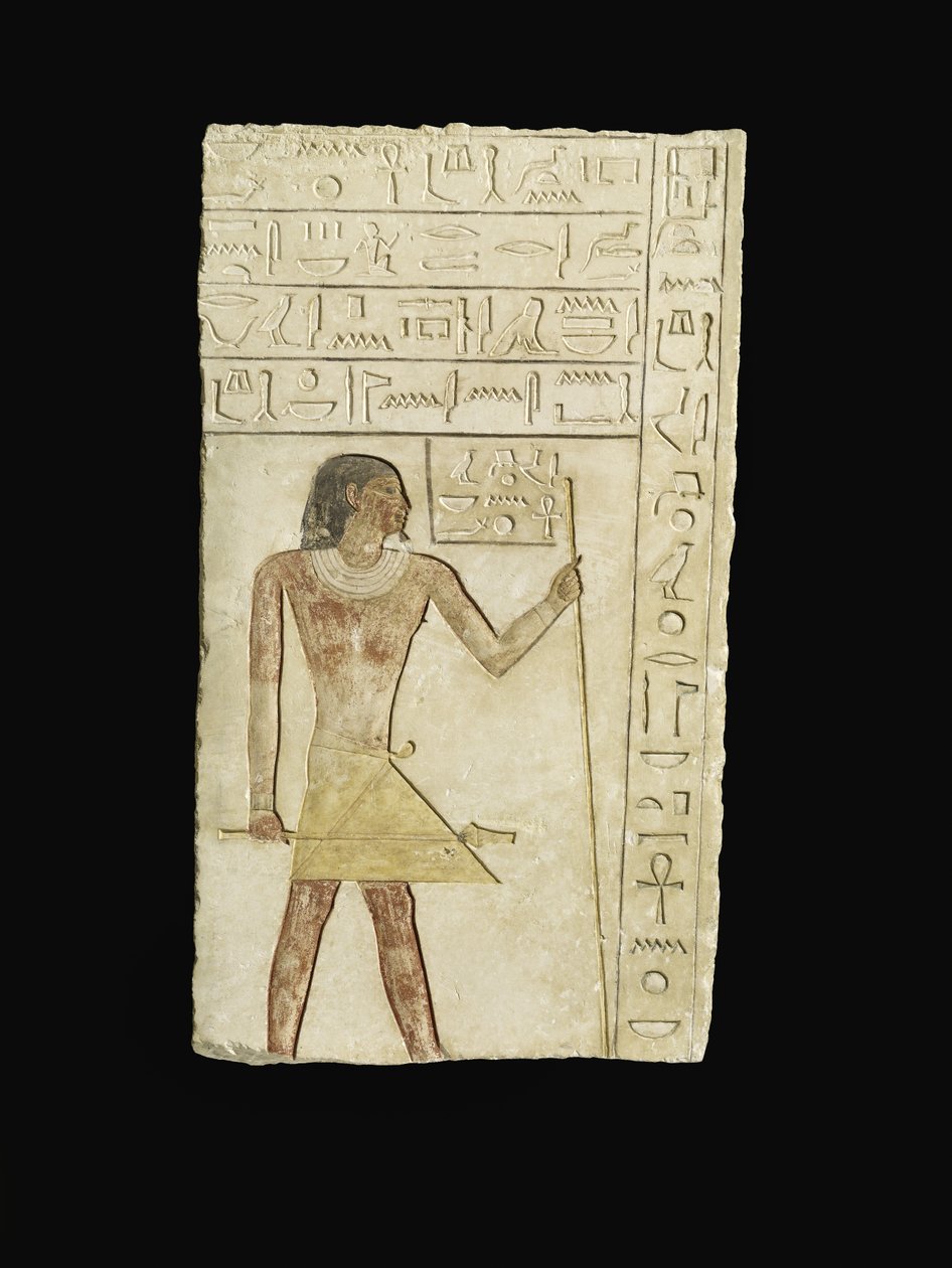 Ankh-neb-efet ábrázoló dombormű, ie 2345-2181 (mészkő és pigment) alkotó: Egyptian 6th Dynasty