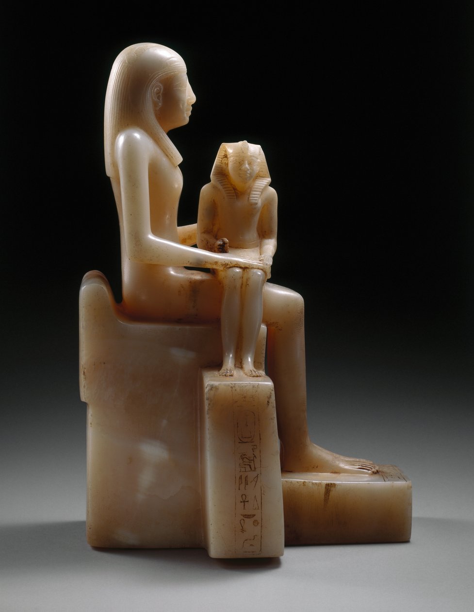II. Pepy és anyja, Meryreankhnes királynő, valószínűleg Szakkarából, az óbirodalomból (kalcit) alkotó: Egyptian 6th Dynasty Egyptian 6th Dynasty