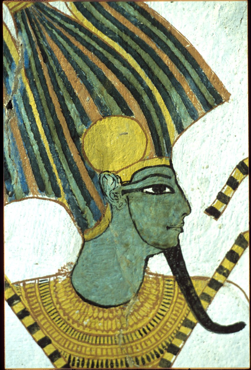 Ókori Egyiptom, falfestmény, Szennedzsem sírja, Nemesek sírja, Théba, Deir el Medina, Deir el Medina alkotó: Egyptian Egyptian