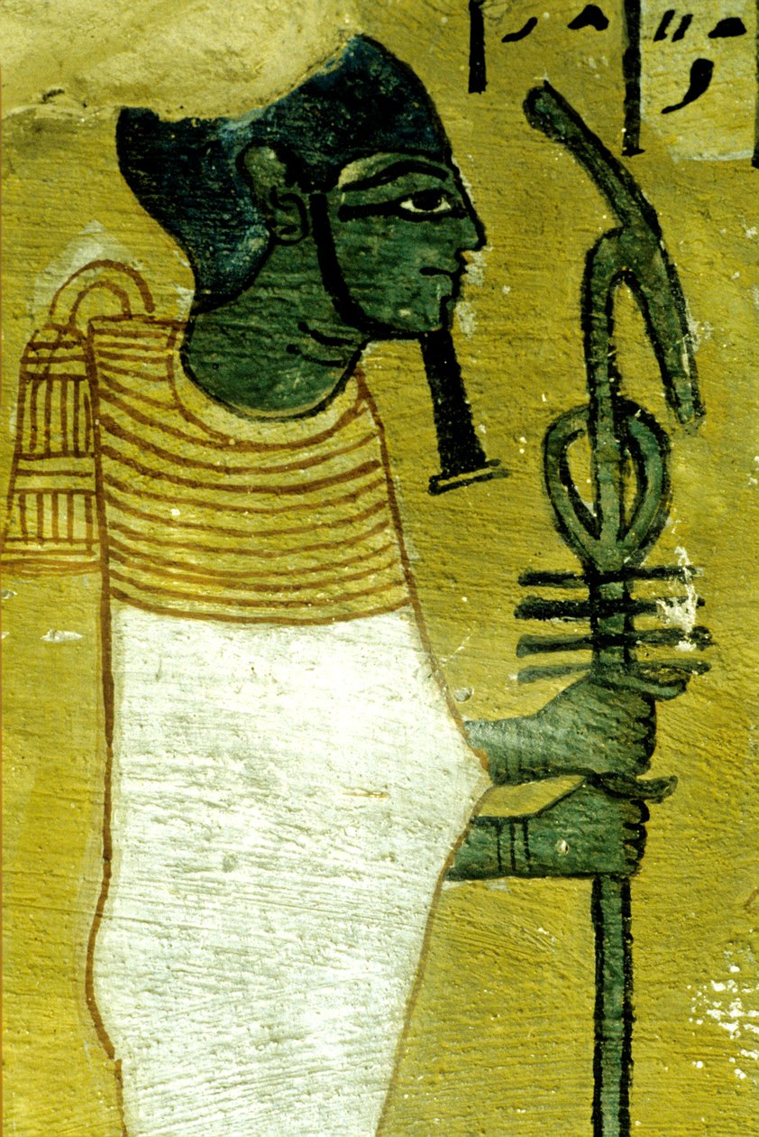 Ókori Egyiptom, falfestmény, Szennedzsem sírja, Nemesek sírja, Théba, Deir el Medina, Deir el Medina alkotó: Egyptian Egyptian