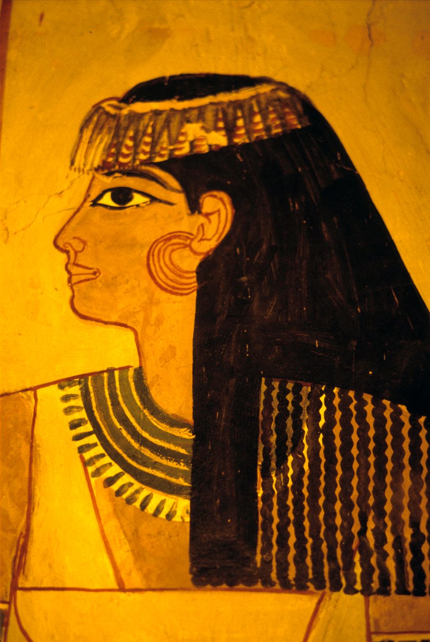 Ókori Egyiptom, falfestmény, Sennufer sírja Nemesek sírja, Théba, Théba alkotó: Egyptian Egyptian