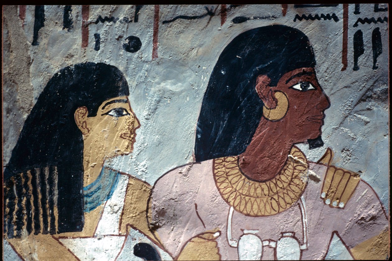 Ókori Egyiptom, Falfestmény, Szennufer sírja, Nemesi sír, Théba, Théba alkotó: Egyptian Egyptian