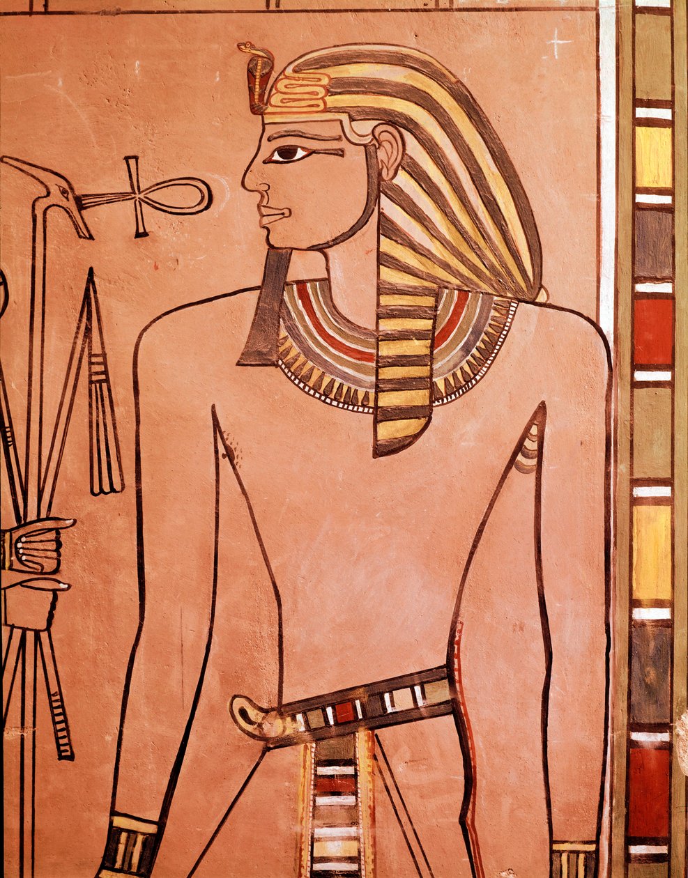 II. Amenhotep király (II. Amenophis) (freskó alkotó: Egyptian Egyptian