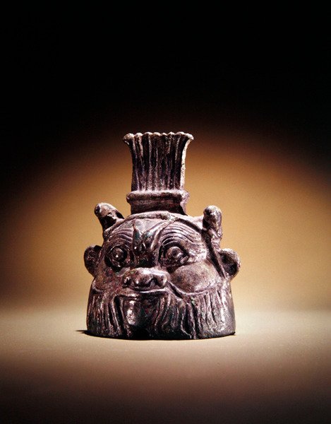 Harang Bes formájában (bronz) alkotó: Egyptian Ptolemaic Period