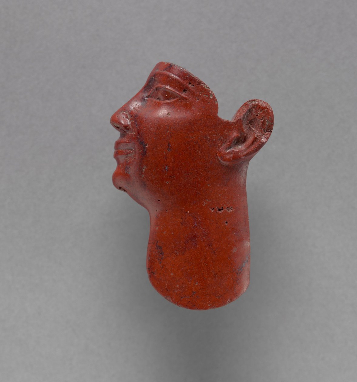 Intarzia: Király feje, Kr.e. 380-246 alkotó: Egyptian Ptolemaic Period