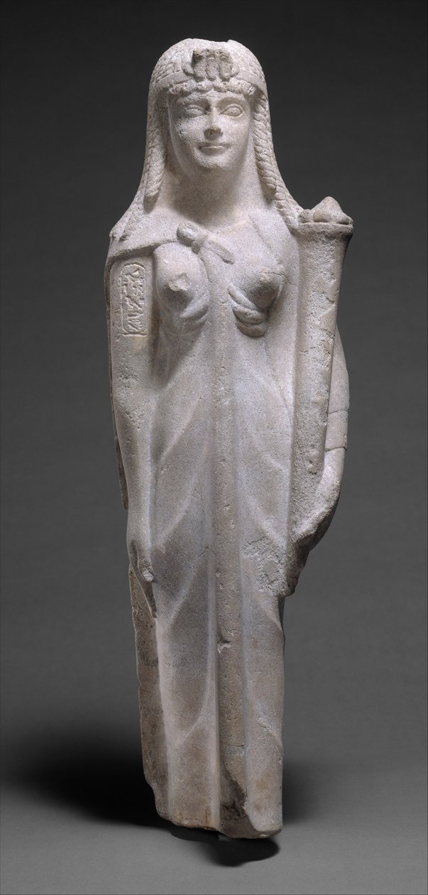 Ptolemaiosz királynő szobra, talán VII. Kleopátra, ie 200-30 (dolomitos mészkő) alkotó: Egyptian Ptolemaic Period