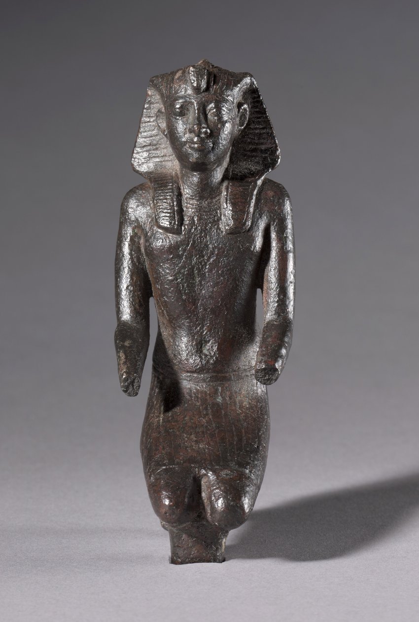 Térdelő király szobra, görög-római korszak, ie 304-30 alkotó: Egyptian Ptolemaic Period