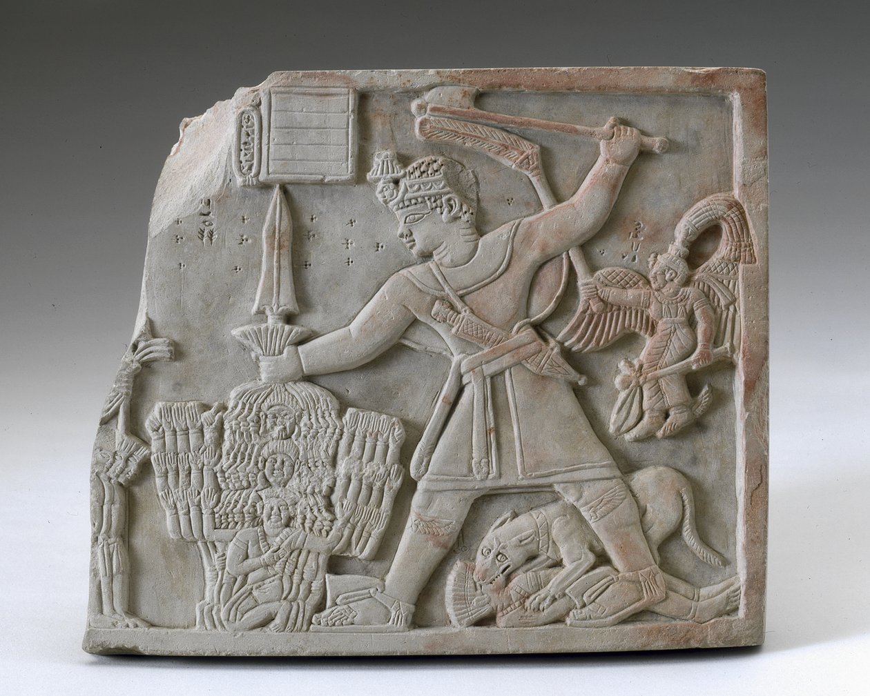 Arikankharer herceg megöli ellenségeit, Meroe alkotó: Egyptian School