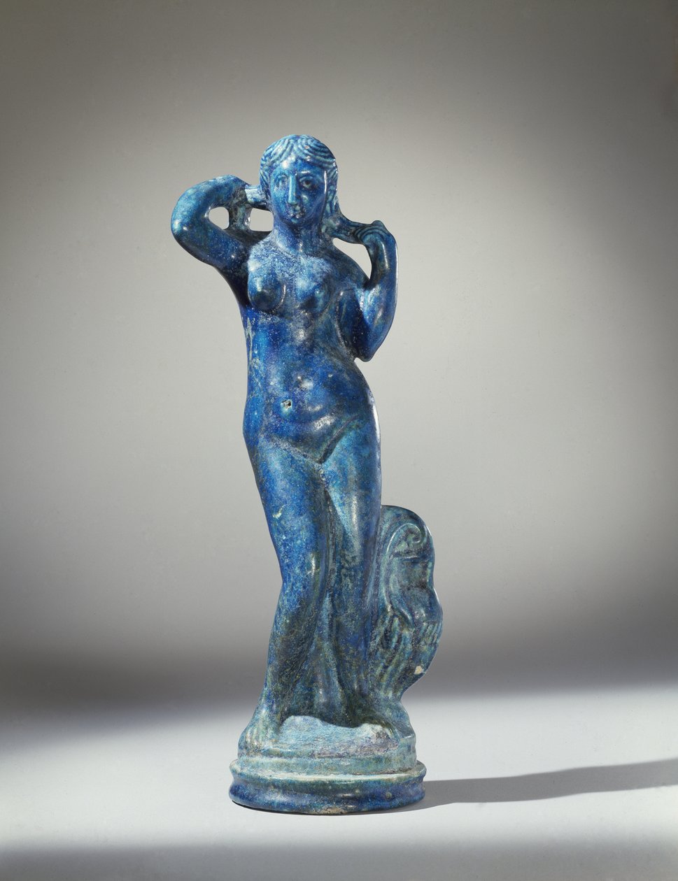 Aphrodite Anadyomene szobra (kék fajansz) alkotó: Egyptian School