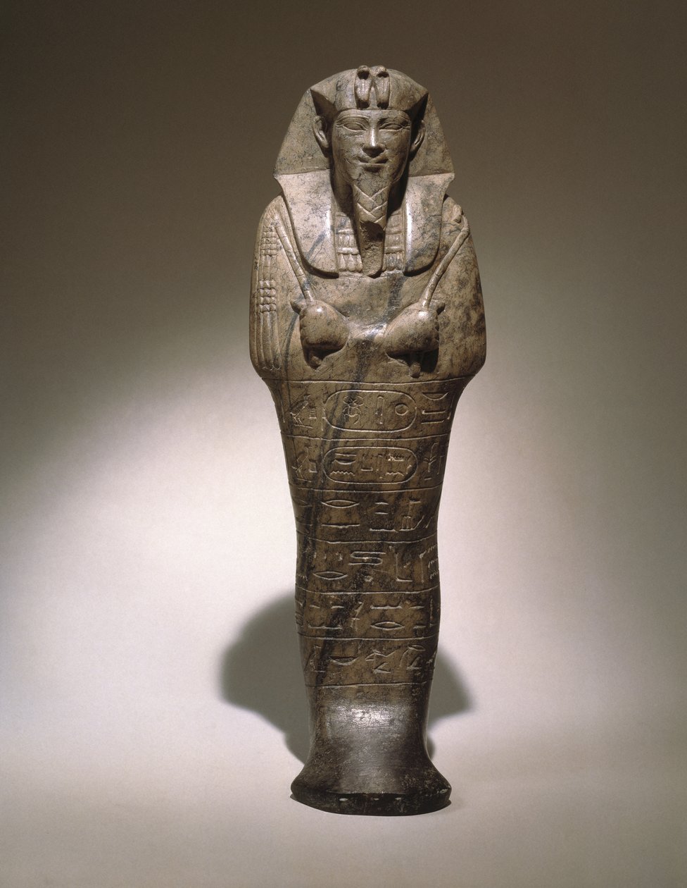 Senkamanseken Ushabti, Etiópiából (szürke mészkő) alkotó: Egyptian School