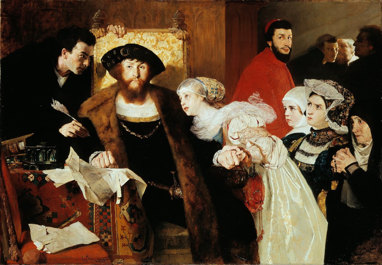 Christian II aláírta Torben Oxe halálos parancsát alkotó: Hjalmer Eilif Emanuel Peterssen