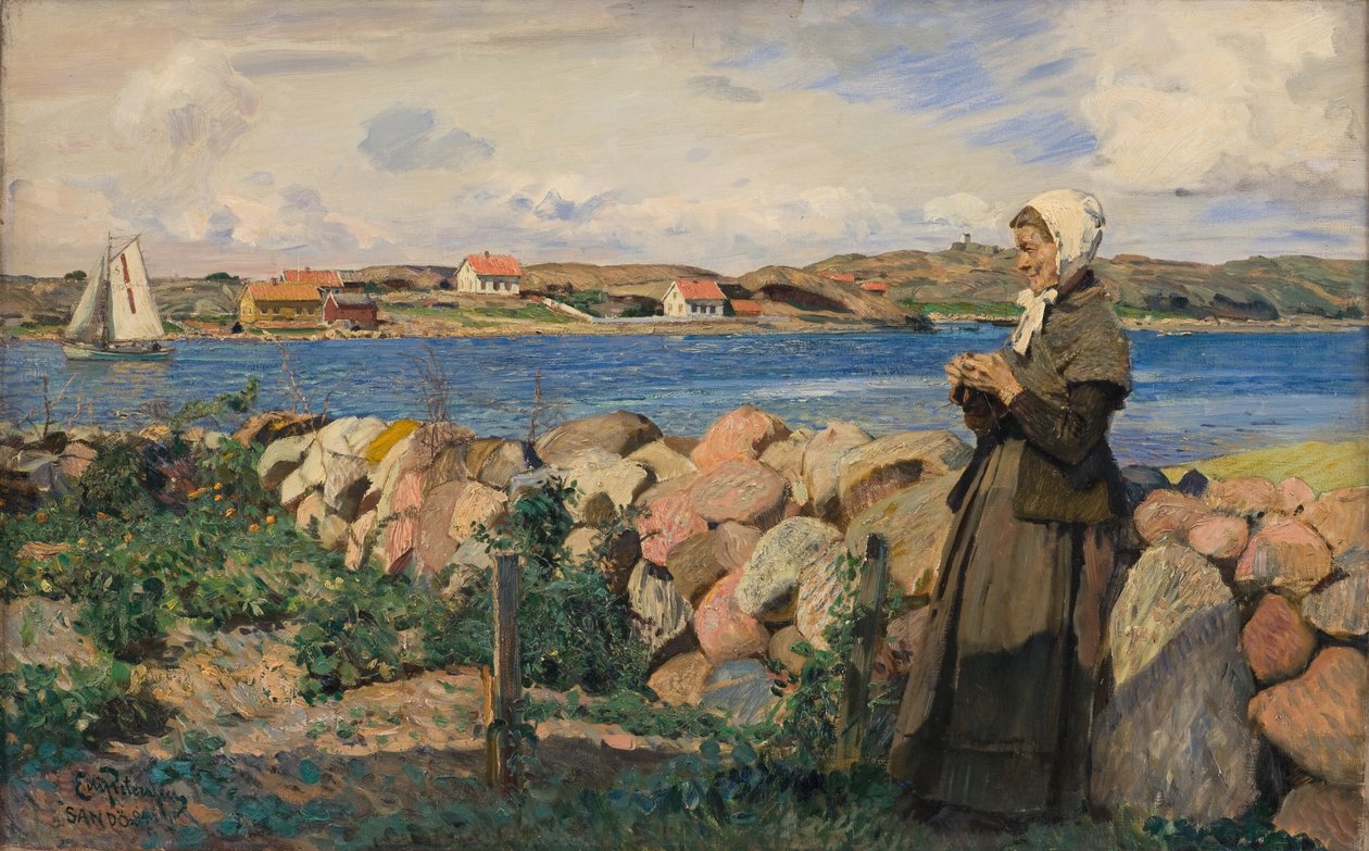 A norvég szigetvilágból alkotó: Hjalmer Eilif Emanuel Peterssen