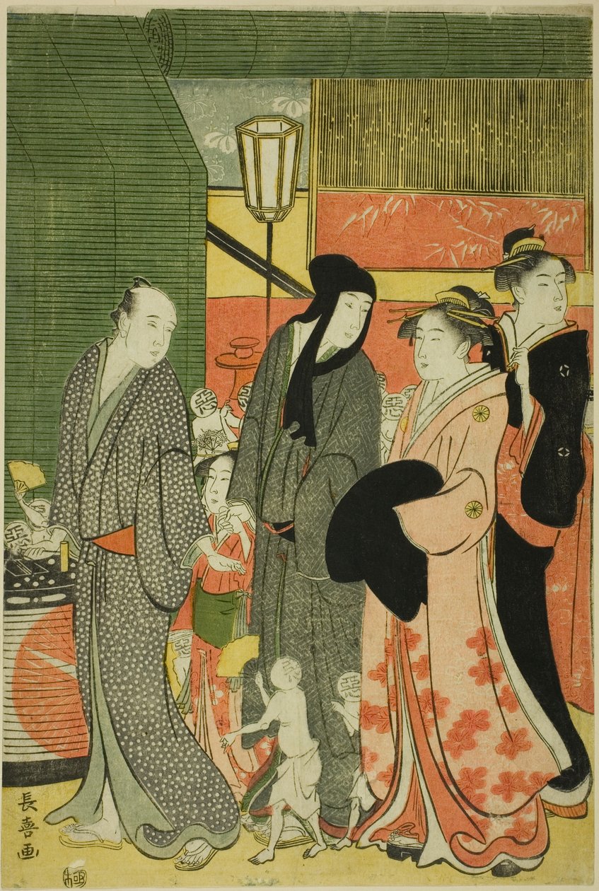 Jó és rossz befolyások (Zendama akudama) alkotó: Eishōsai Chōki