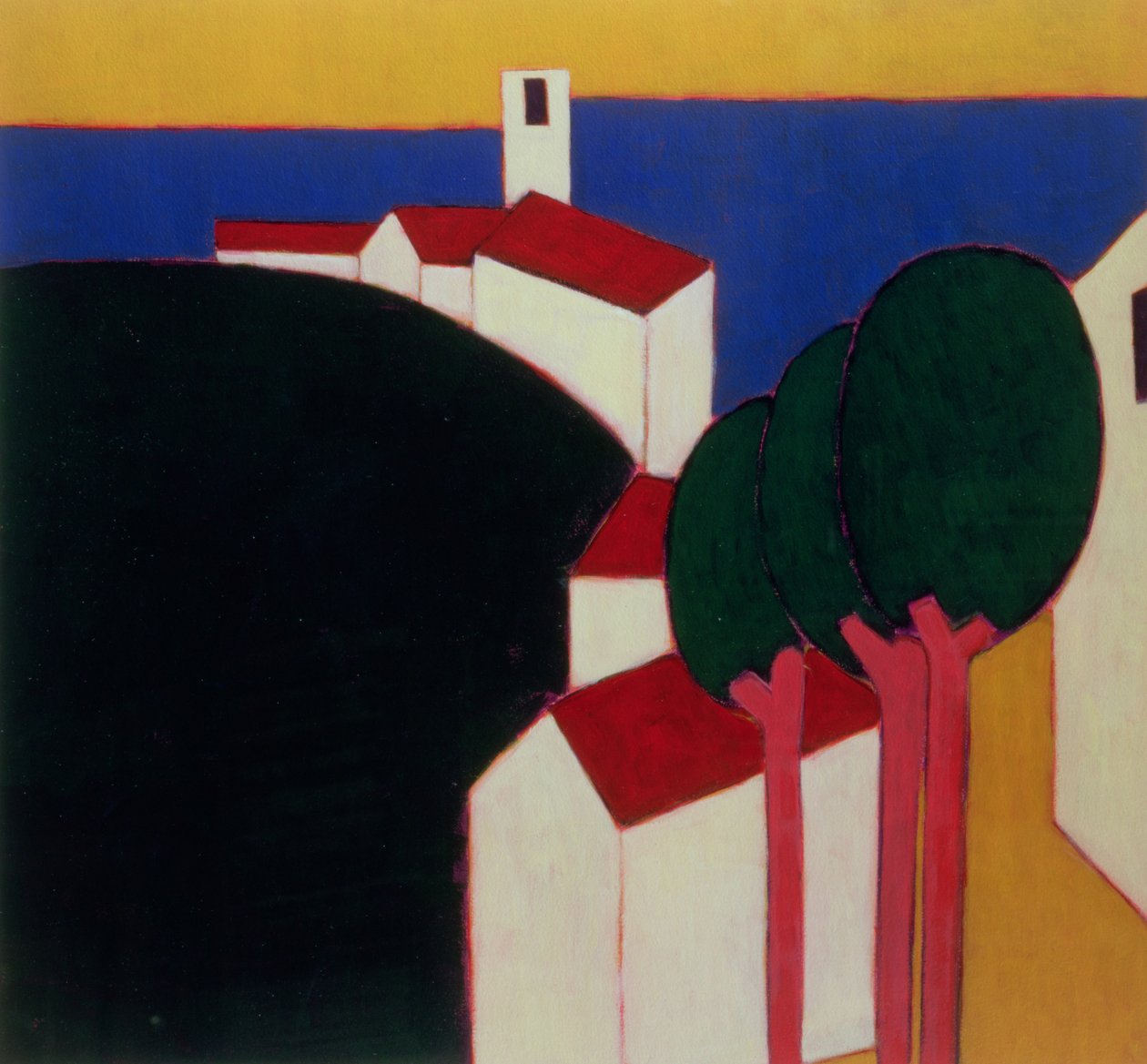 A Luberonban, 2000 (akril, vászon) alkotó: Eithne Contemporary Artist Donne