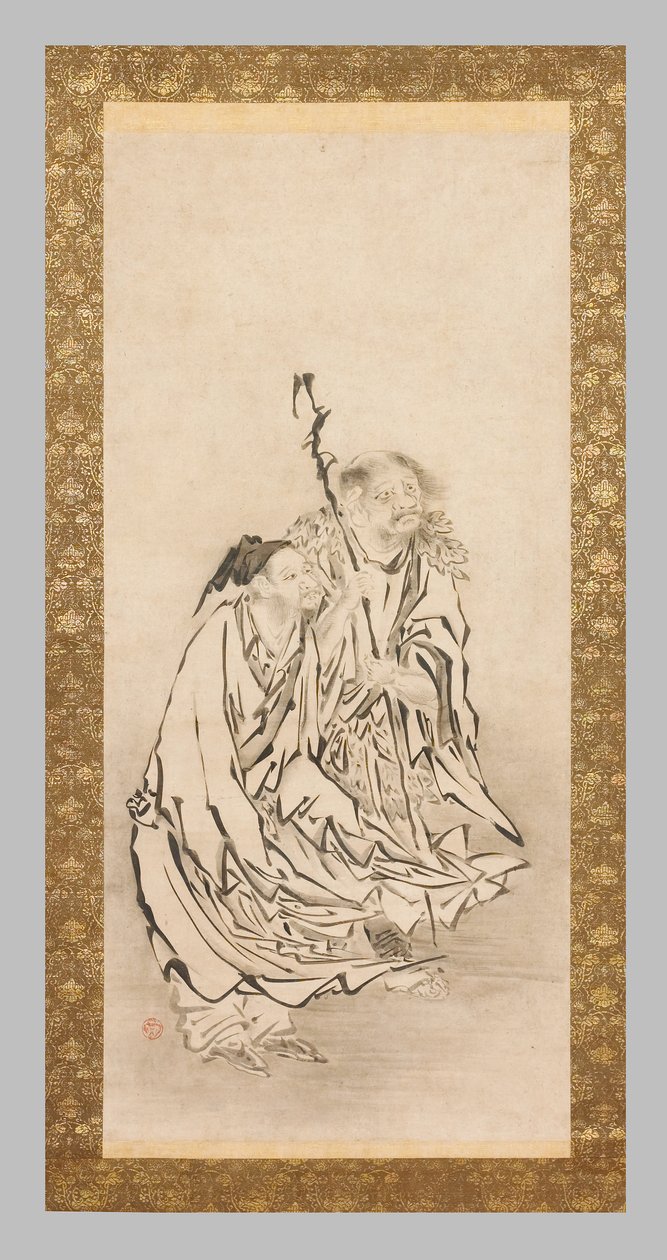 Két Sennin alkotó: Eitoku Kano