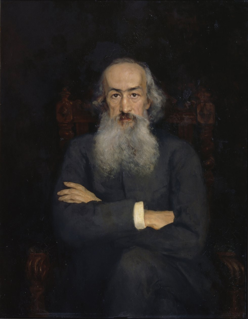 Konsztantyin Nyikolajevics Bestuzhev-Rjumin történész portréja 1829-1897, 1889 alkotó: Ekaterina Sergeevna Zarudnaya Kavos