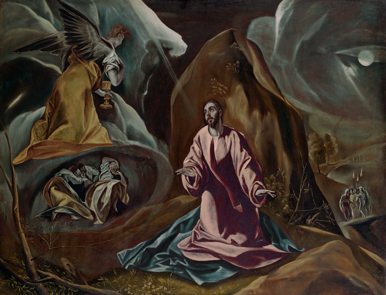 Agónia a Gecsemáné kertjében, 1590 körül alkotó: El Greco