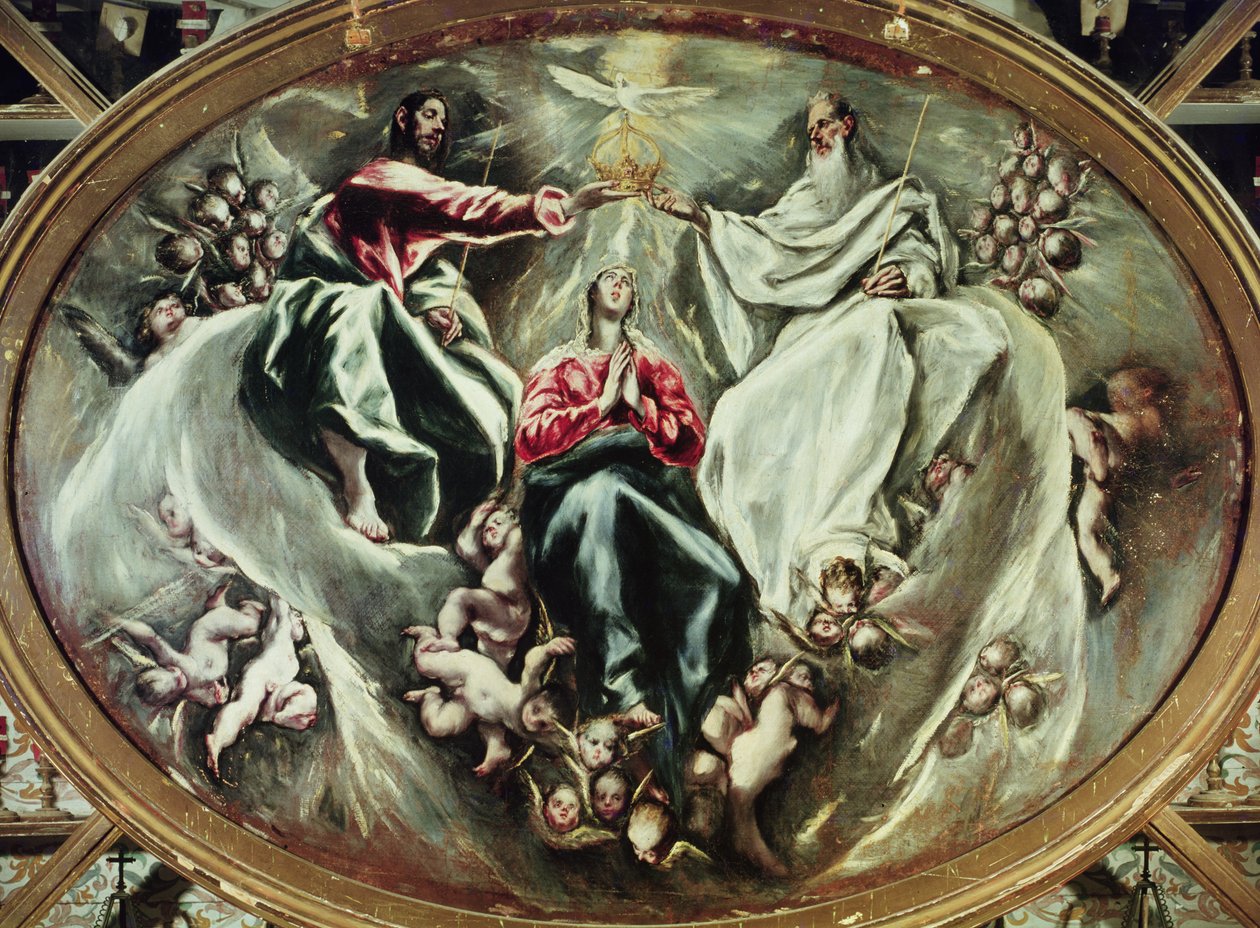 Szűzanya koronázása, 1597-1603 alkotó: El Greco