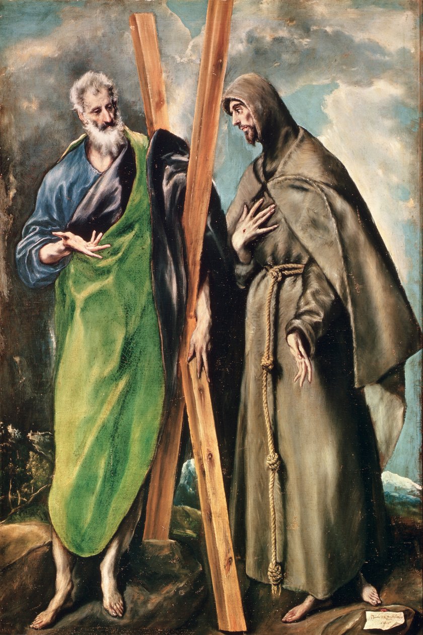 SS. András és Assisi Ferenc, 1576 után alkotó: El Greco