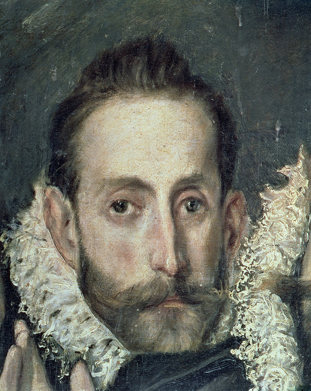 Önarckép, részlet Orgaz gróf temetéséből, 1586-88 alkotó: El Greco