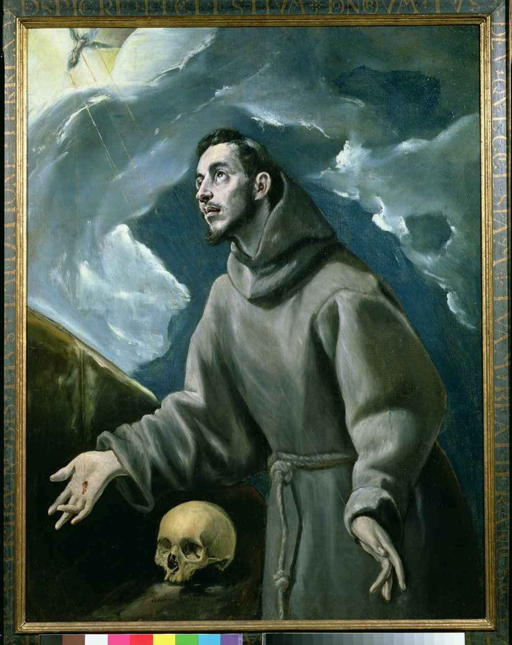 Szent Ferenc a Stigmák fogadása alkotó: El Greco
