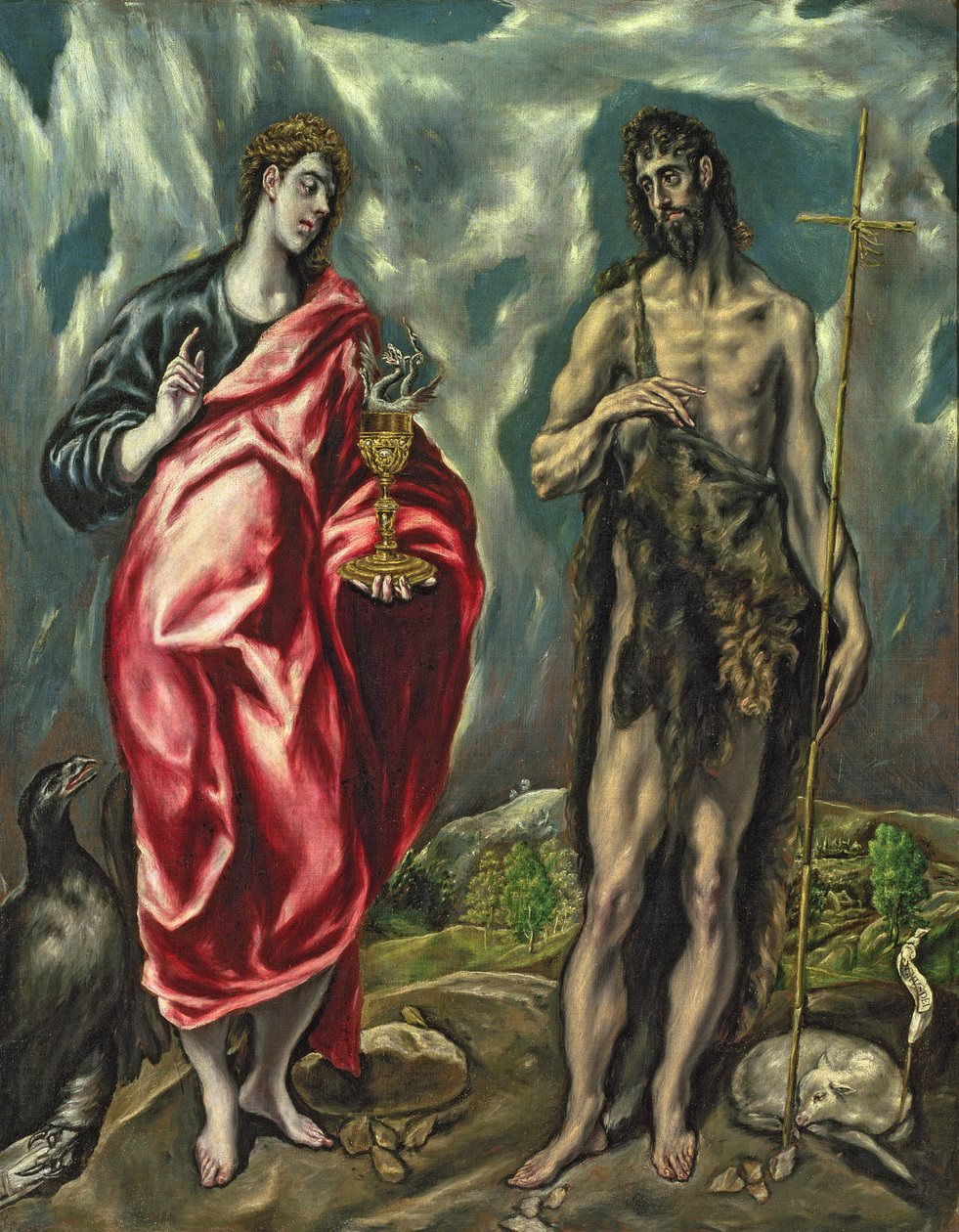 Szent János evangélista és Keresztelő Szent János, 1605-10 (részletesen lásd: 124312) alkotó: El Greco
