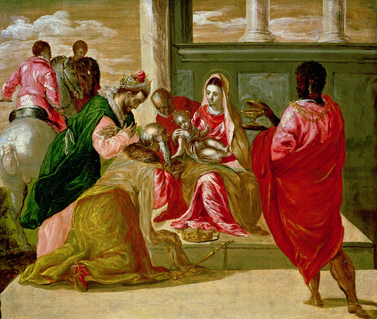 A mágusok imádása, 1567-70 alkotó: El Greco