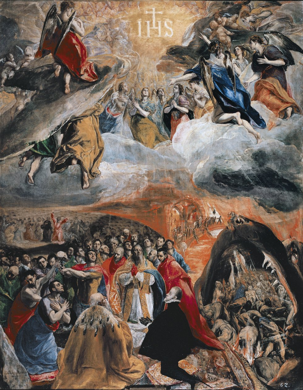 Jézus nevének imádása, 1578 körül alkotó: El Greco